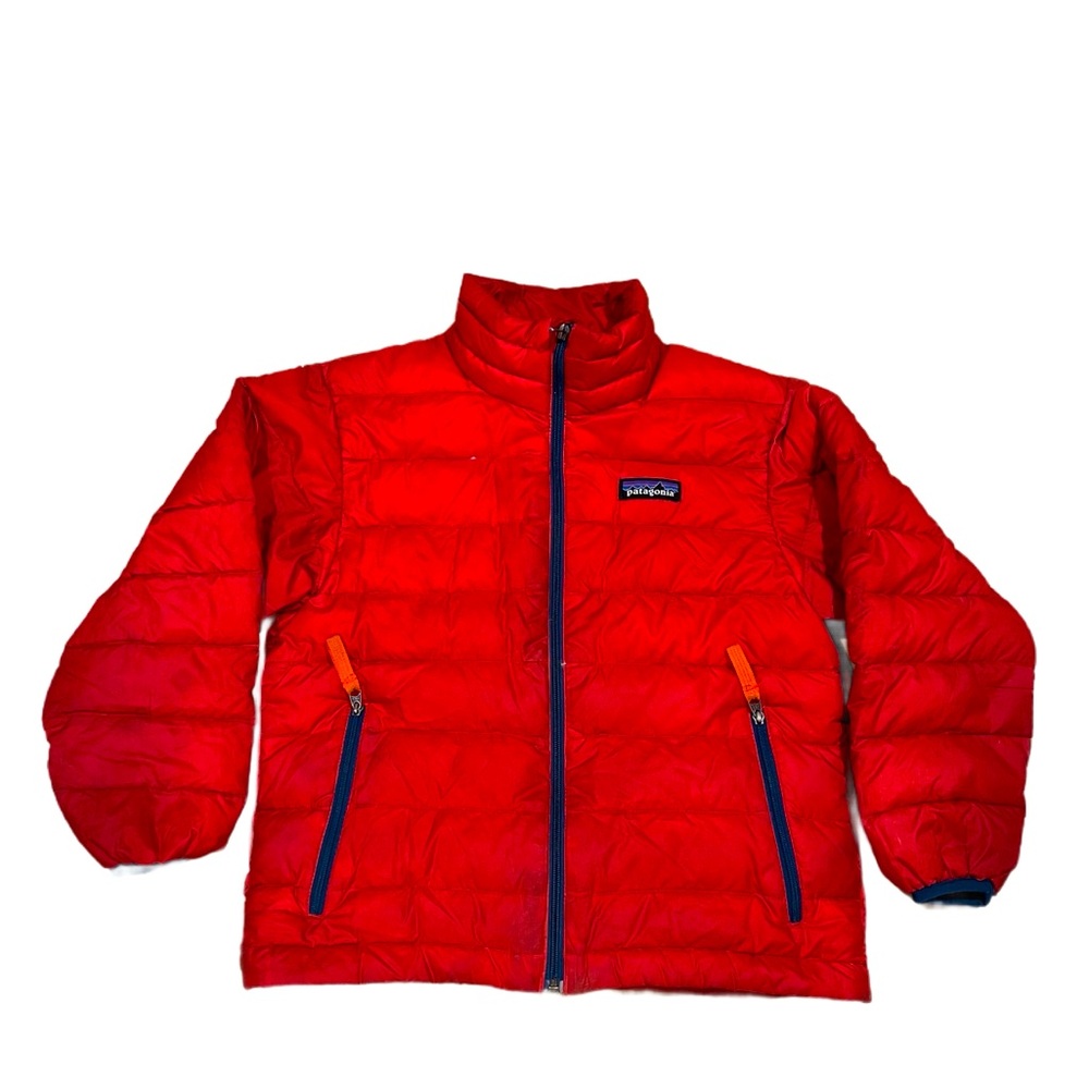 Kids Red Patagonia Puffer Down Coat/ Jacket size XS 5-6